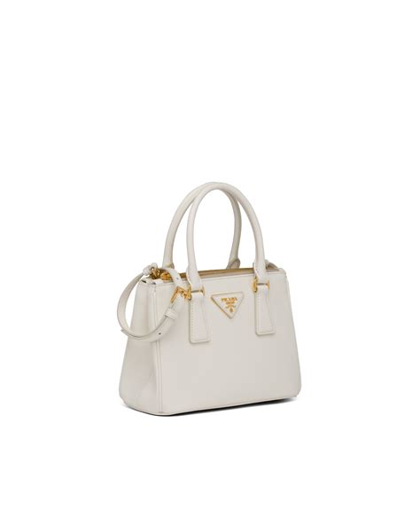 prada white bag with studs|Prada handbags white leather.